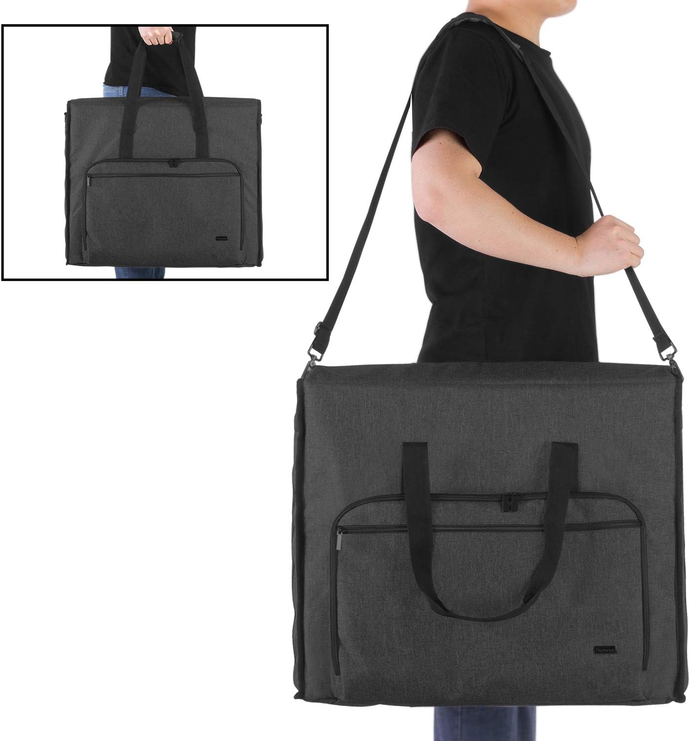 Damero Carrying Tote Bag Compatible with Apple 21.5' iMac Desktop Computer, Travel Storage Bag for iMac 21.5-inch and Other Accessories, Black