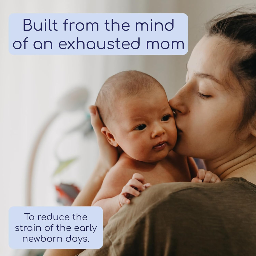 Talli Daily One-Touch Baby Tracker - Baby Monitor to Log Feedings, Diapers, Sleep & More - Electronic Journal Links to Mobile App for Real-Time Baby Monitoring & Tracking - Alexa Compatible