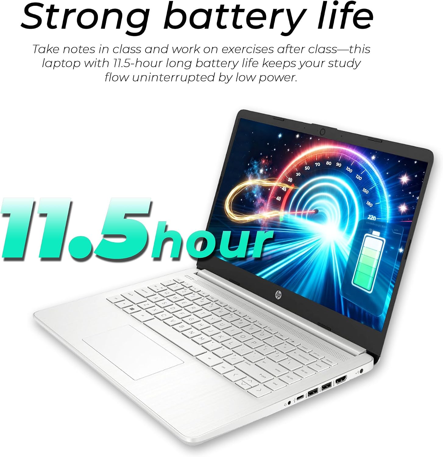 HP Essential Laptop with Office 365 - Copilot AI - Intel Core | Thin & Portable, Anti-Glare Display, 1TB OneDrive + 64GB SSD, Win11, 12hrs Battery, Fast, Smart, Home & Student Friendly