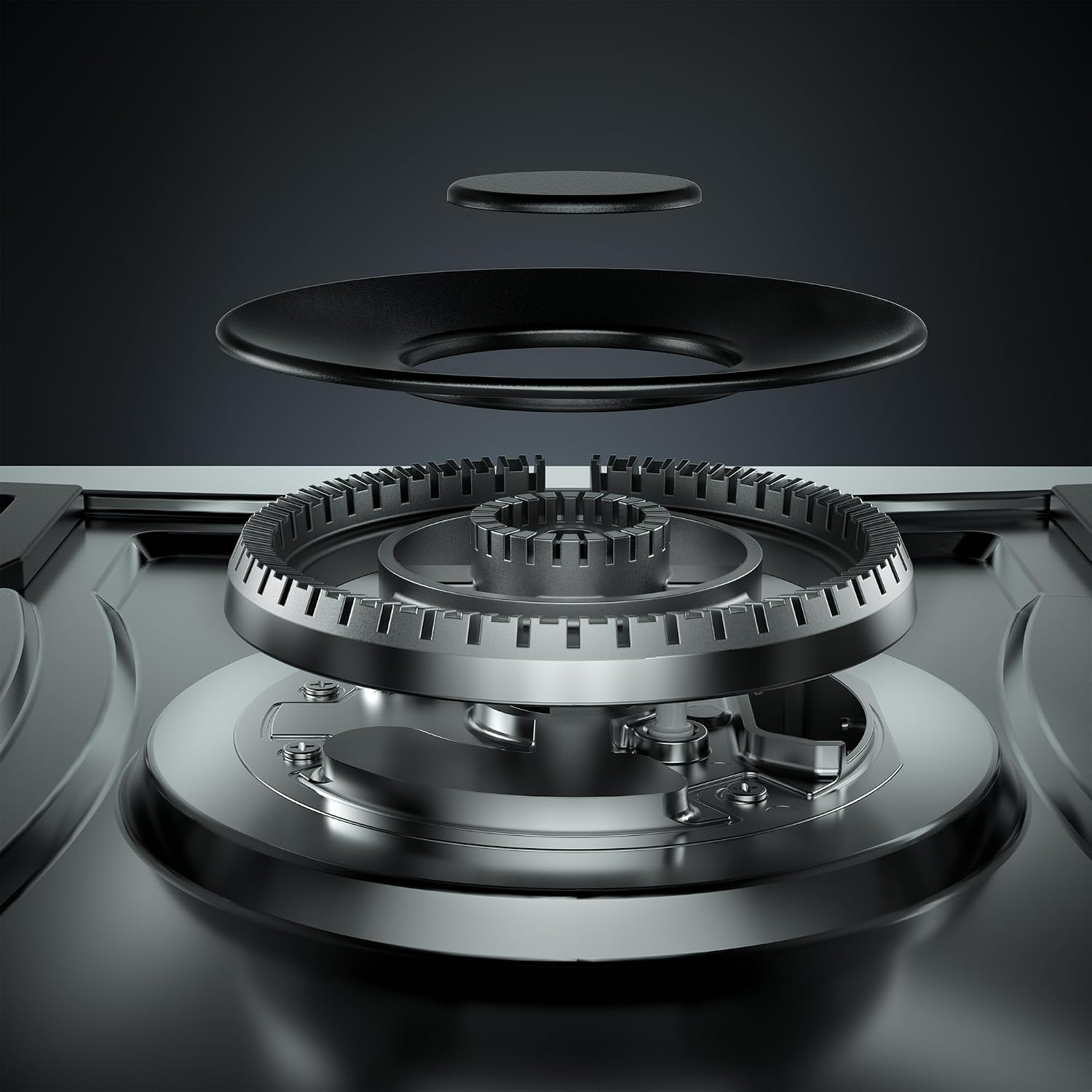Empava 36 Inch Built-in Gas Cooktop with 5 Sealed SABAF Burners, Stainless Steel Surface, LPG/NG Convertible, Auto Electric Ignition, Flame Failure Protection