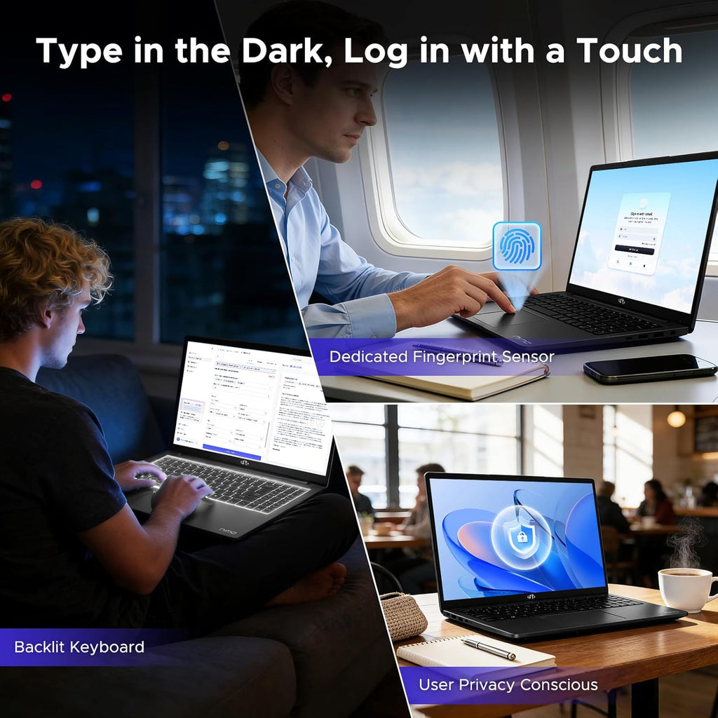 NIMO 15.6' IPS FHD Light-Gaming-Laptop, AMD Ryzen 7 8745HS 16GB DDR5 RAM 1TB SSD (8C/16T, up to 4.9 GHz Beat R9 7940HS) Radeon 780M GPU 100W Type-C Backlit Keyboard Fingerprint, for Students & Gamers