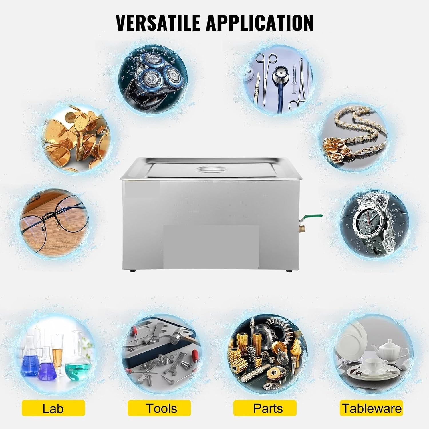 for Glasses, 3L Ultrasonic Cleaner Lave-Dishes Portable Washing Machine Ultrasound Home Clean Appliances,Jewelry Cleaning
