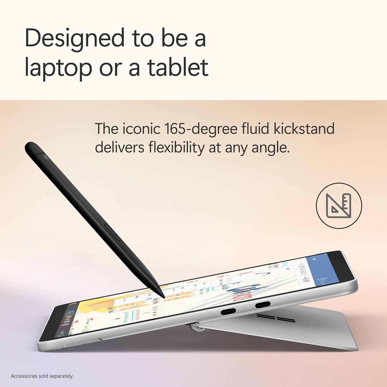 Microsoft Surface Pro 2-in-1 Laptop/Tablet (2025), Windows 11 Copilot+ PC, 12' Touchscreen Display, Snapdragon X Plus (8 Core), 16GB RAM, 256GB Storage, Platinum