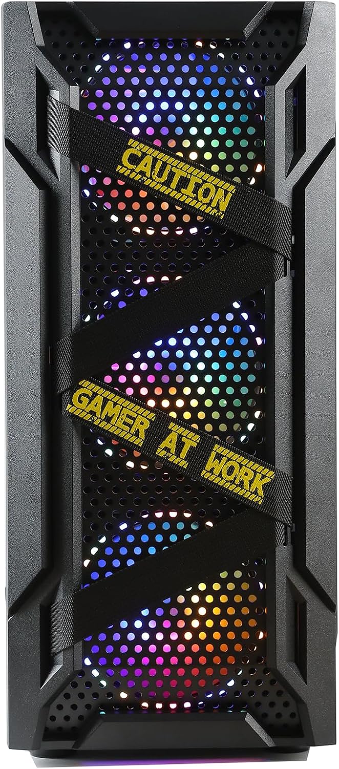 MXZ Gaming Desktop PC Computer I5 9400F,RTX3050, B365,8G DDR4, NVME 500G SSD, 5 RBG Fans, Windows 11 Pro Ready to use, 9400F| RTX3050