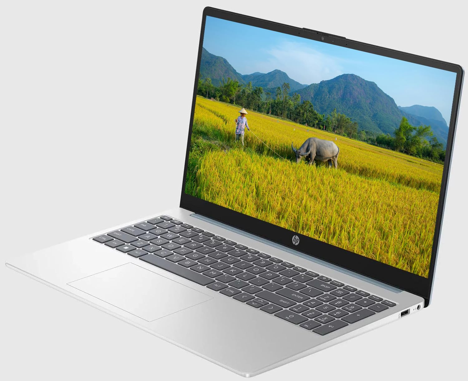 HP 2025 FHD Brightview IPS 15.6' Laptop, Ryzen 5 Processor Up to 4.19GHz, 8GB Ram, 256GB Storage, Super-Fast WiFi 6, HDMI, Windows 11 (Renewed)