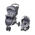 Baby Trend Sky View Plus Baby Stroller with EZ Flex-Loc Infant Car Seat, Adjustable Canopy, Storage Basket & Cup Holders, Bluebell - Lightweight & Foldable Travel System for Toddlers & Infants