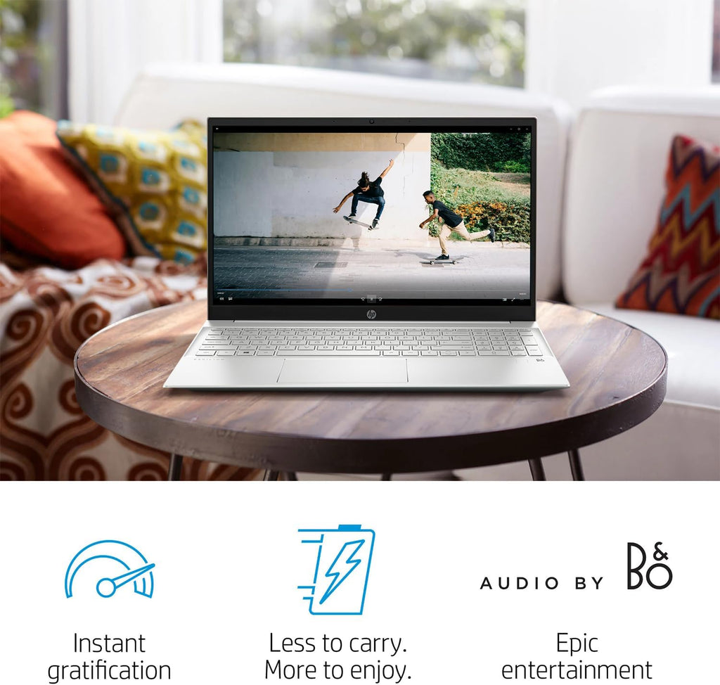 HP Pavilion Laptop, 15.6' FHD Touchscreen, 13th Gen Intel Core i5-1335U, 16GB RAM, 1TB PCIe SSD, Webcam, Fingerprint Reader, Backlit Keyboard, Wi-Fi 6, Windows 11 Home, Silver
