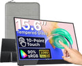 VisionOwl Portable Monitor for Laptop, IPS USB-C HDMI Travel Second Monitor for MacBook Pro Air, PC, PS5, Xbox, Portable Second Screen, Built-in Kickstand, Speakers, VESA Mountable, 15.6