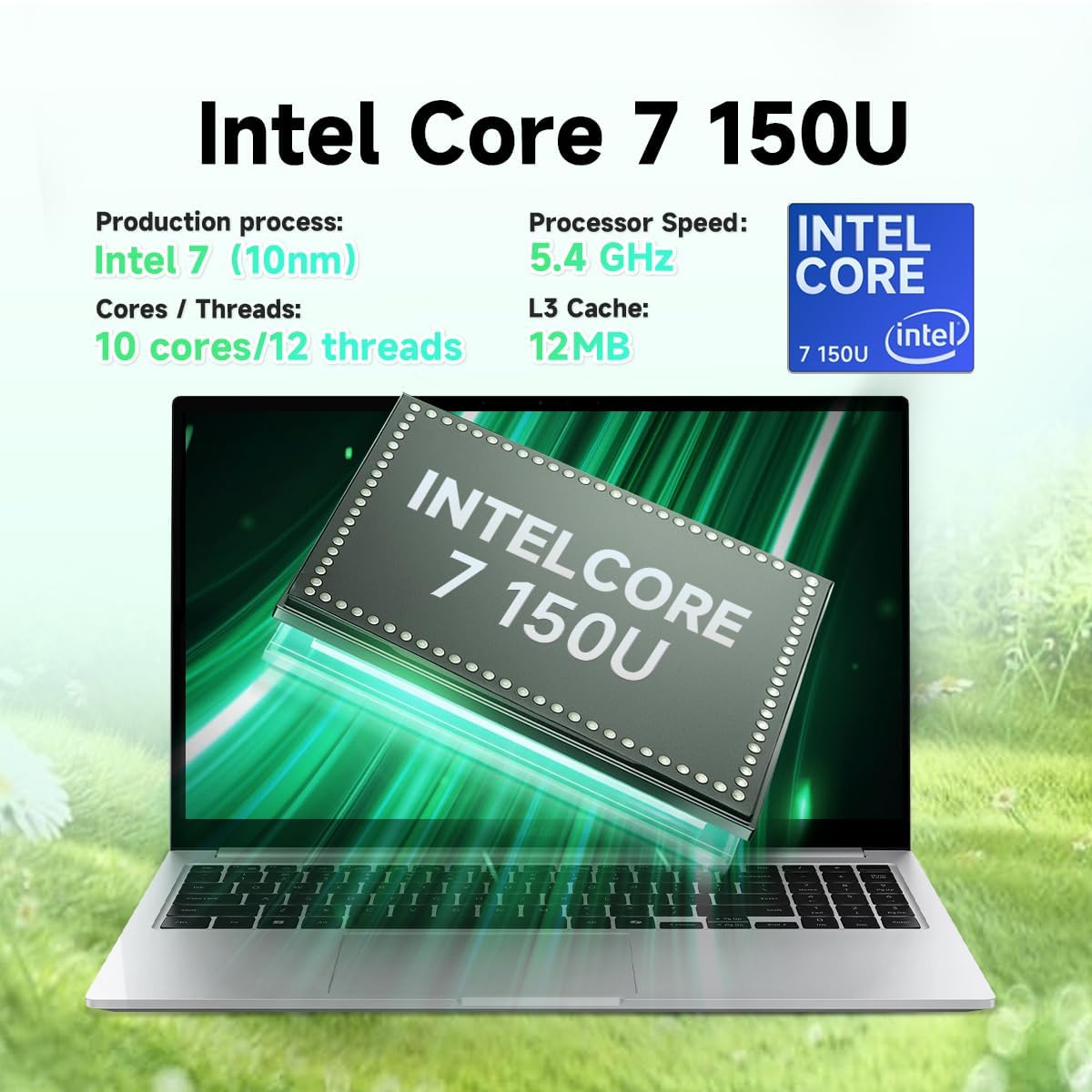 Samsung Galaxy Book4 Business Laptop - 15.6 FHD Display, Intel 10-Core 7 150U, 16GB RAM, 512GB SSD, Backlit Keyboard, Fingerprint, Copilot AI PC, Windows 11 Pro, w/Accessories