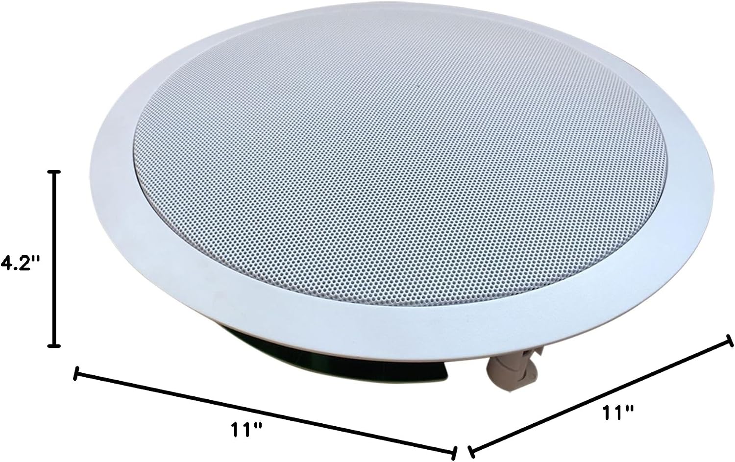 82S2C Silver Ticket In-Wall In-Ceiling Speaker with Pivoting Tweeter (2 Channel Stereo 8 Inch in-ceiling) 11 Inch overall size