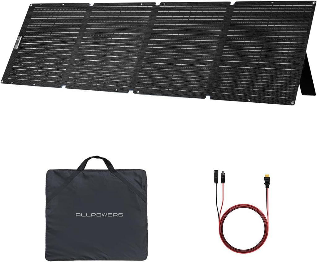 ALLPOWERS Solar Generator with Panels Included: R2500 Power Station + 2x200W Solar Panels, 1920Wh LiFePO4, 2500W AC Output, 2x100W USB-C PD Fast Charging, 80% Charge 1 Hour, for Home Backup Camping RV