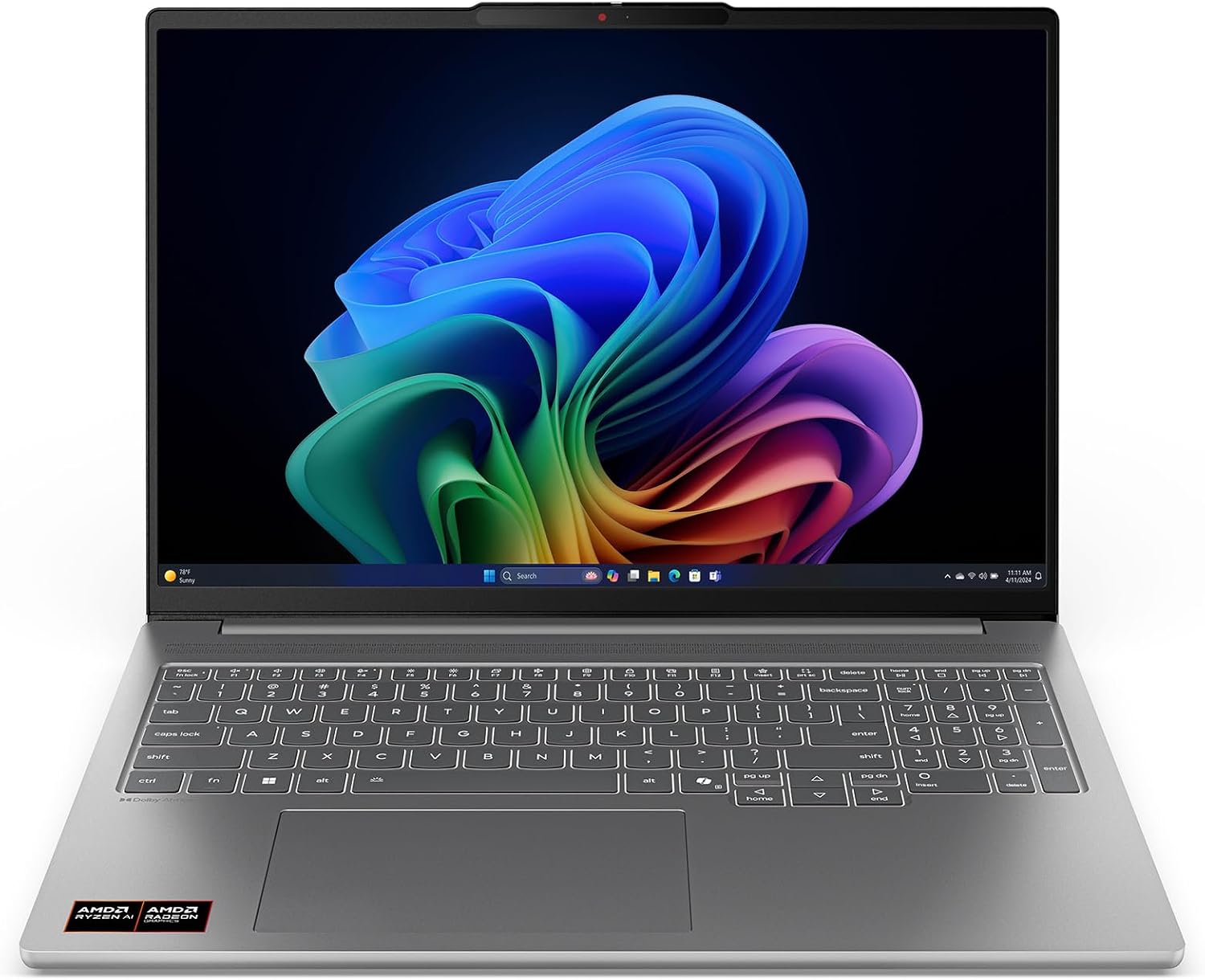 Lenovo IdeaPad Pro 5-2025 - 16' OLED 2880 x 1800 120Hz Display - 16GB Memory - 1 TB Storage - Ryzen AI 7 350 - NVIDIA GeForce RTX5050 - Windows 11 Home - Luna Grey