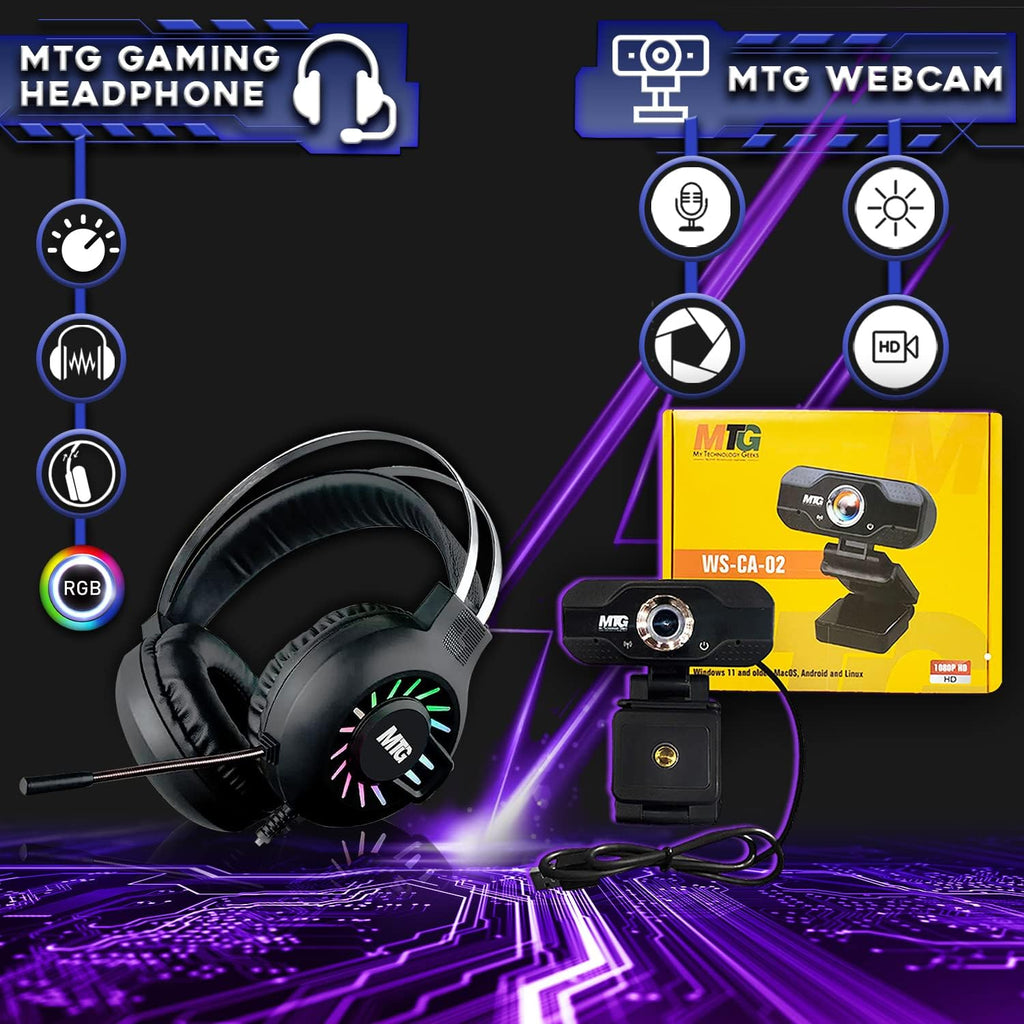 TechMagnet Gaming Desktop PC, Intel i5 4th Gen, Zeus Pro 4, GT 1030 2GB DDR5, 8GB RAM ARGB, 256GB SSD + 1TB HDD, MTG 24 Inch Curved Gaming Monitor, RGB Kit, Windows 11 (Renewed)