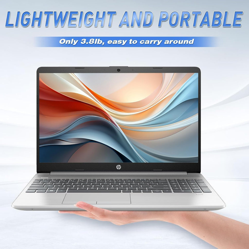 HP 250 G9 Laptop Computer • Back to School Limited Edition • 32GB RAM • 1TB SSD • Intel Celeron N4500 Processor • 15.6' Full HD • Long Battery Life • Fast Wi-Fi 6 • Windows 11 Pro • Astroid Silver