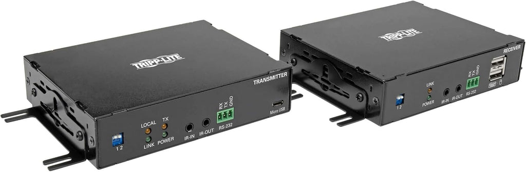 DisplayPort Over Fiber Extender Kit 4K @ 30Hz Ir USB Dup SMF TAA