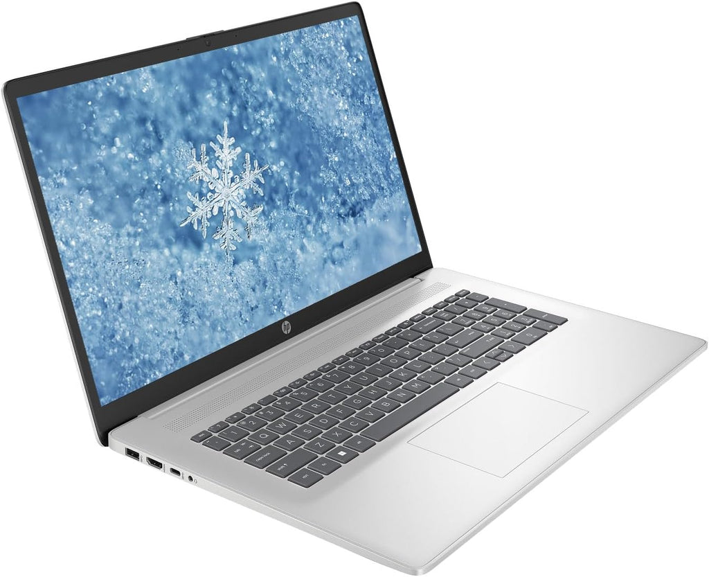 HP 17.3' HD+ Business & Student Laptop Computer, 32GB RAM 1TB SSD, 8-Cores Intel Core i3 Processor, Copilot AI-Ready, Windows 11 Pro, Wi-Fi 6, PLUSERA Earphones & 8-in-1 Hub, Natural Silver