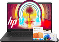 HP 15 Laptop(Include 1 Year Office 365), 16GB RAM, 256GB SSD, 15.6' FHD 1080p IPS Display, AMD Athlon Silver 3050U Processor, Ethernet Port RJ-45, SD Card Reader, Windows 11 Pro, WOWPC Recovery USB