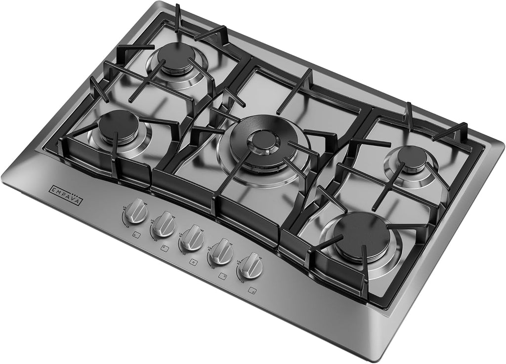 Empava 30' Gas Cooktop in Stainless Steel with 5 Burners 30XGC21