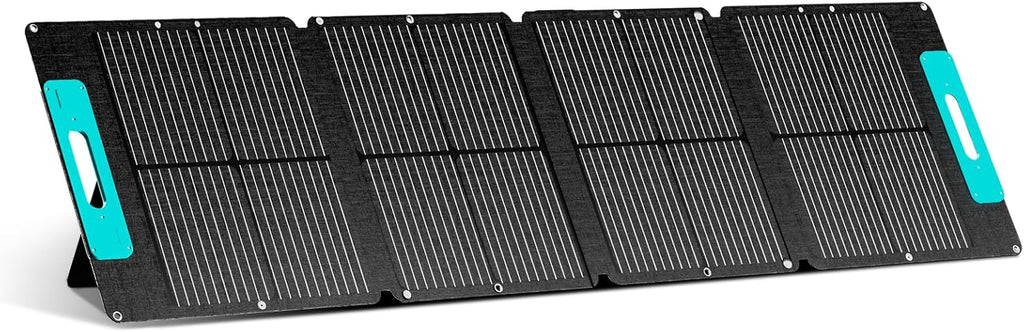 200W Portable Solar Panel, 200 Watt for Portable Power Station Solar Generation, Foldable Solar Charger with Carry Case,IP65 for Outdoor, RVs, Backyard etc
