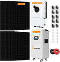 12KW 20KWH Hybrid Solar Power System Complete Kit 22PCS*550W Solar Panel (12KW) + 1Sets*48V 12KW Hybrid Inverter Split Phase Inverter+ 2Sets*51.2V 314Ah 16kwh LiFePO4 Home Lithium Battery