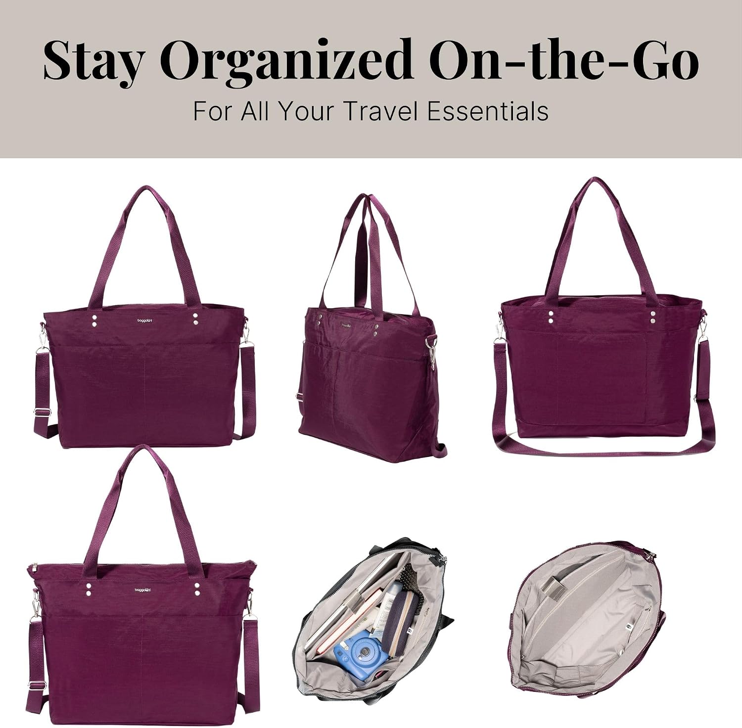 Baggallini Carryall Laptop Tote