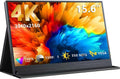 MAGICRAVEN 4K Portable Monitor, 15.6' 3840x2160 IPS Laptop Screen, USB C HDMI Computer Gaming Display with Speakers & Smart Cover, Travel Monitor for PC Phone PS5/4 Xbox Switch