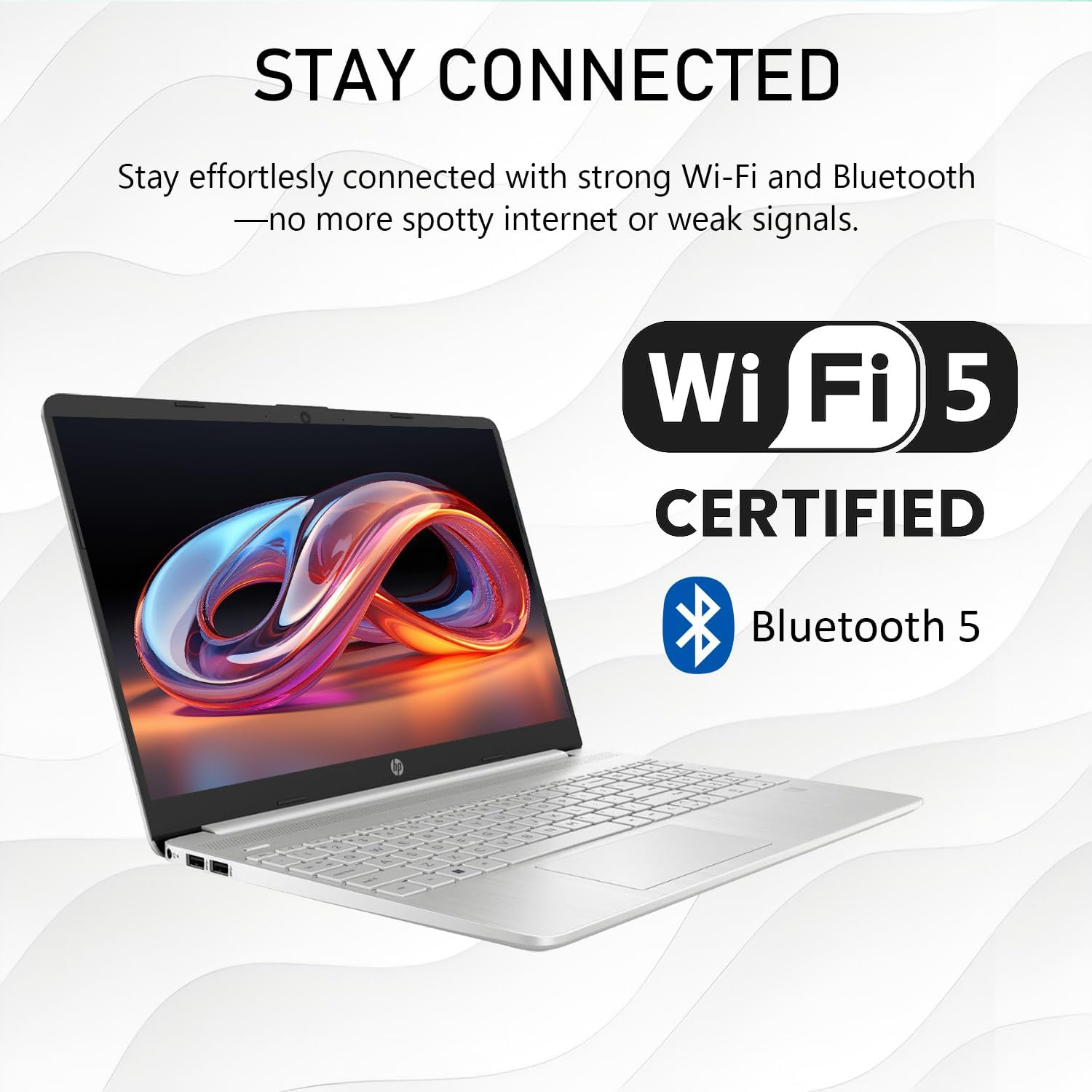 HP 15 Business Laptop with Microsoft Office | Powerful Intel Quad-Core Processor | 15.6' Anti-Glare LED Display | 16GB DDR4 RAM | 512GB M.2 SSD | Wi-Fi 5 | Windows 11 Pro | WOWPC USB