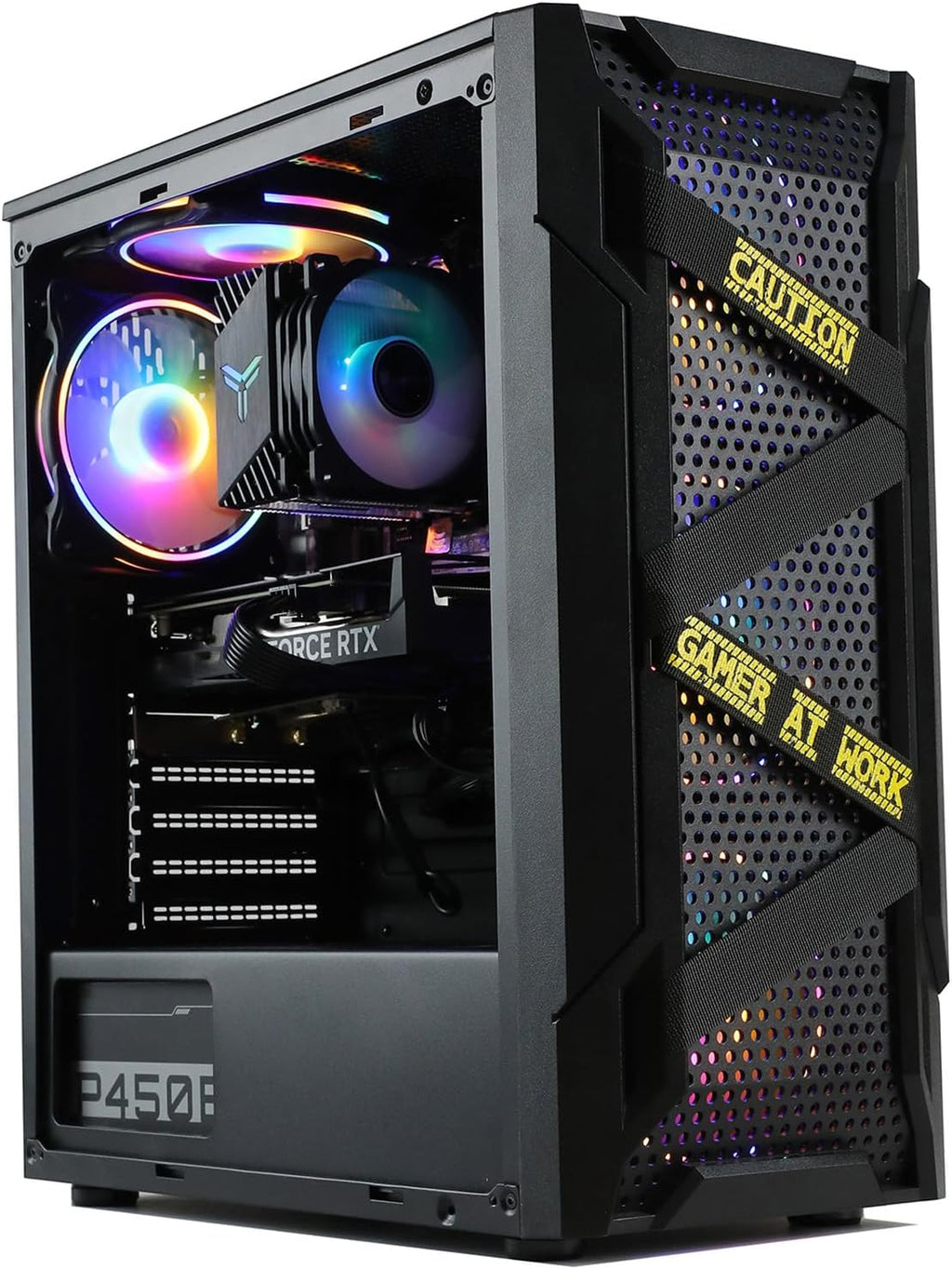 MXZ Gaming Desktop PC Computer I5 9400F,RTX2060, B365,8GB DDR4, NVME 500G SSD, 5 RBG Fans, Windows 11 Pro Ready to use,I5 9400F| RTX2060