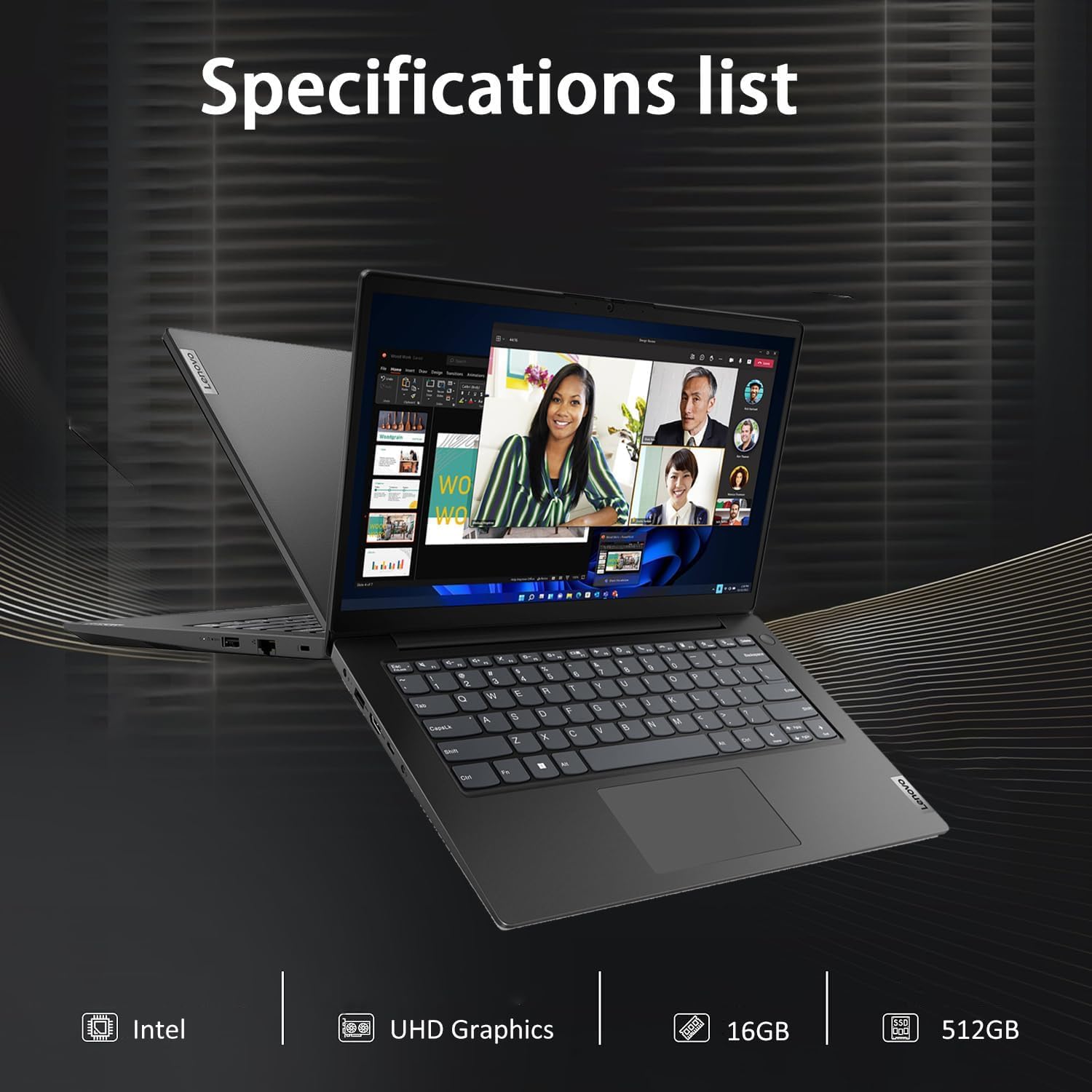 Lenovo V14 Gen 4 Business Laptop (14' FHD Anti-Glare, Intel 10-Core i7-13620H, 16GB RAM, 512GB SSD), Webcam with Privacy Shutter, Ethernet, HDMI, Win 11 Pro (Renewed)