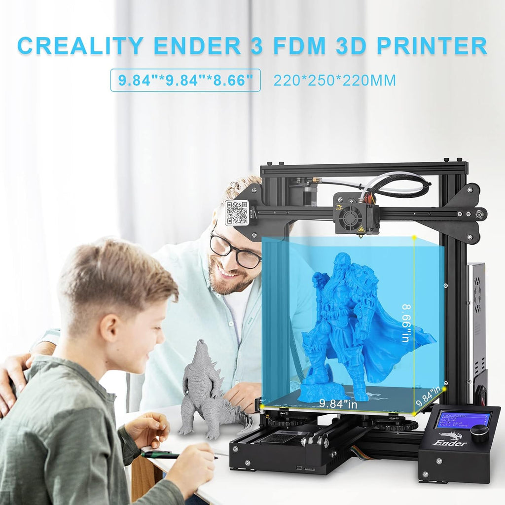 Creality Ender 3 3D Printer with Ender 3 4010 Extruder Hotend Fans
