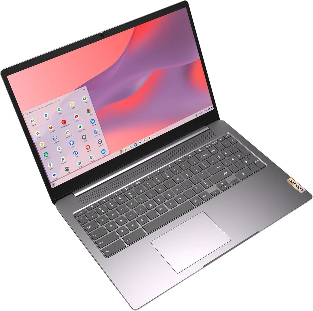 Lenovo IdeaPad 3i Chromebook 15.6' FHD Laptop, Intel Celeron N4500, 4GB Memory, 64GB eMMC, Chrome OS, Artic Grey, 82N4004NUS