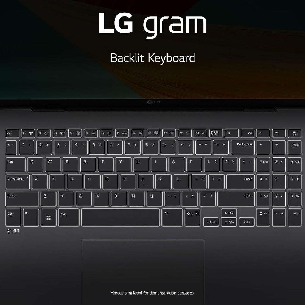 LG-gram Laptop-17 inch Touchscreen 2.5K - Intel Core Ultra 7 Processor -32GB RAM| 1TB SSD -Windows11 Pro -Backlit Keyboard - 2025 AI PC Copilot -Ultra Thin Lightweight -Business Work