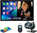 OTTOCAST Baby Car Camera Displaying on Car Screen,1080P Clear No-Glow Night Vision,Split-Screen Navigation,150°Wide Angle,Car Baby Monitor with Built-in Wireless CarPlay Cabin Care Car Adapter 2026