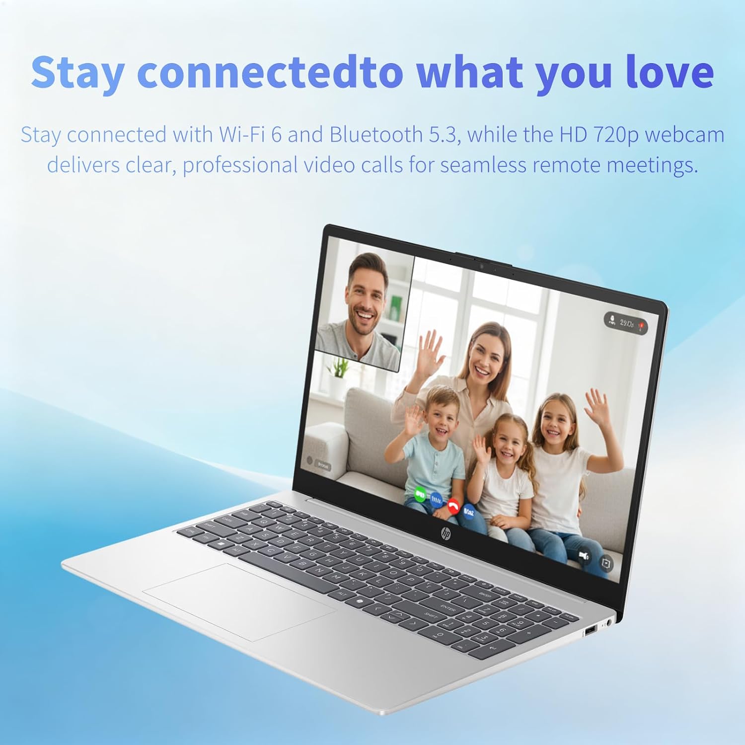 HP 2025 Touchscreen Laptop • Intel i3-1315U(Up to 4.5GHz) • 32GB RAM • 1 TB SSD • 15.6' 250 nits Anti-Glare Display • Copilot-AI Chat • Windows11 Pro Computer for Business & Students w/Accessories