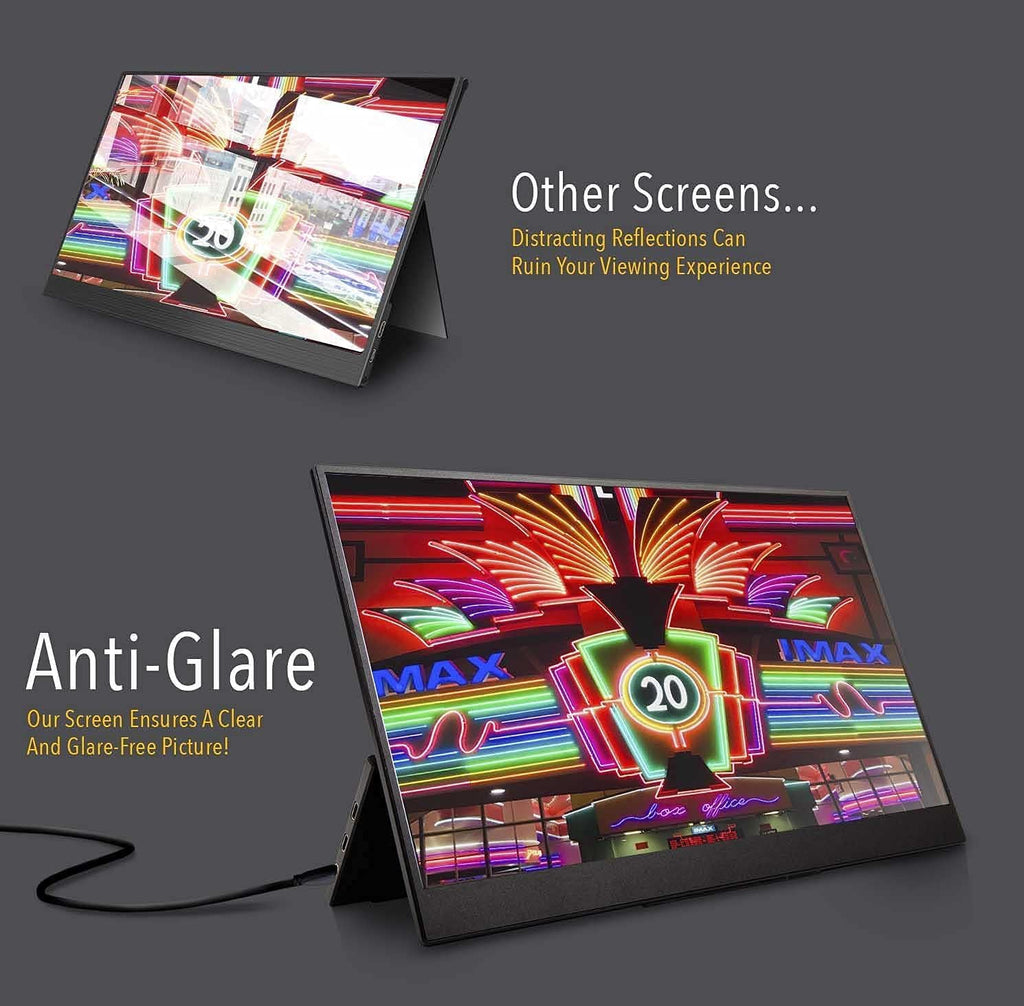 SideTrak Solo Pro 15.8' Portable Monitor for Laptop | FHD 1080P LED IPS Dual Display w/Anti-Glare Screen, USB & Mini HDMI, Laptop Monitor Extender for Mac, PC, Chrome, HDR & Speakers