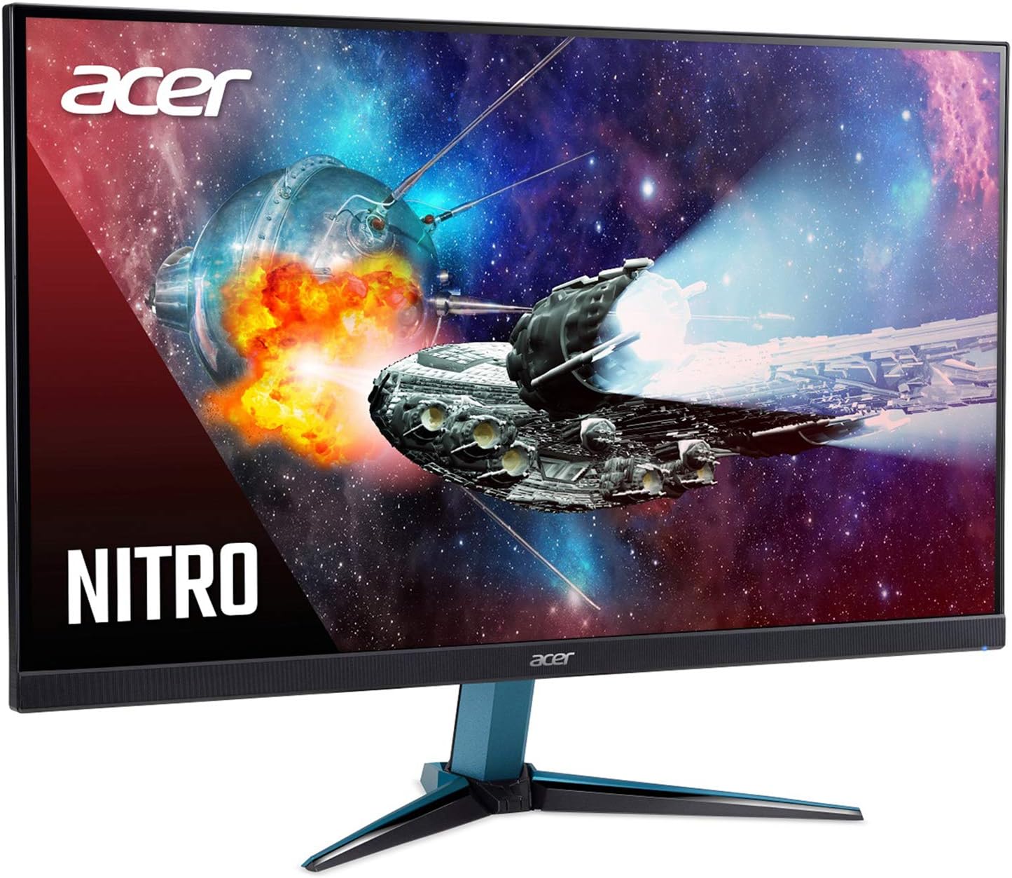 acer Nitro VG271U Pbmiipx 27' WQHD (2560 x 1440) IPS AMD Radeon FREESYNC Gaming Monitor, 144Hz, VESA Certified Display HDR400, DCI-P3, (2 x HDMI 2.0 Ports & 1 x Display Port), Black