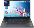 Lenovo ThinkPad E16 Gen 3 Business Laptop Computer, Intel 16-Core Ultra 7 255H (Beat i9-13900H), 16GB DDR5 RAM, 1TB PCIe SSD, 16' FHD+, WiFi 6E, BT 5.3, Webcam, Numeric Keypad, Windows11 Pro (Renewed