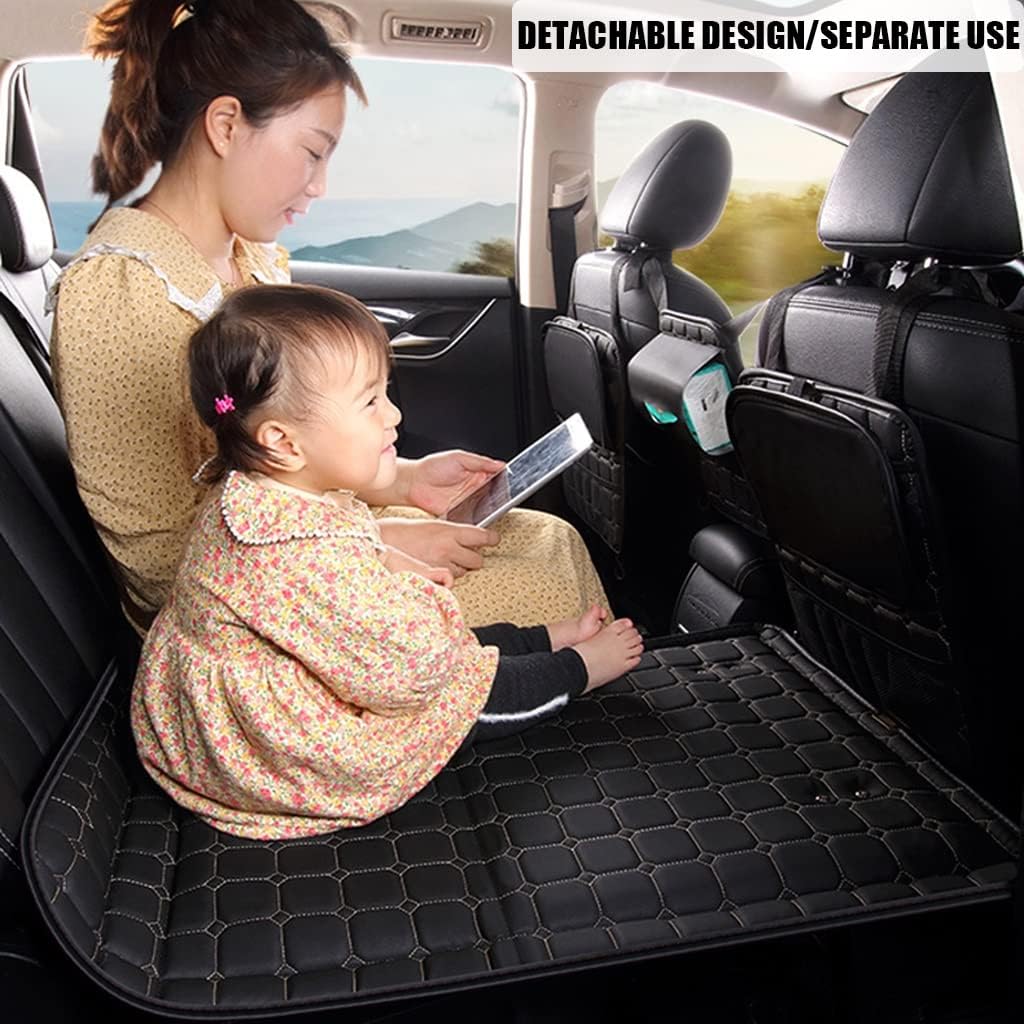 Car Bed Mattress Non-Inflatable Car Bed Mattress Universal Car-Portable Compact Sleeping Camping Car Cot for SUV RV Trucks and Most Cars (Color : Black, Size : 140cm)
