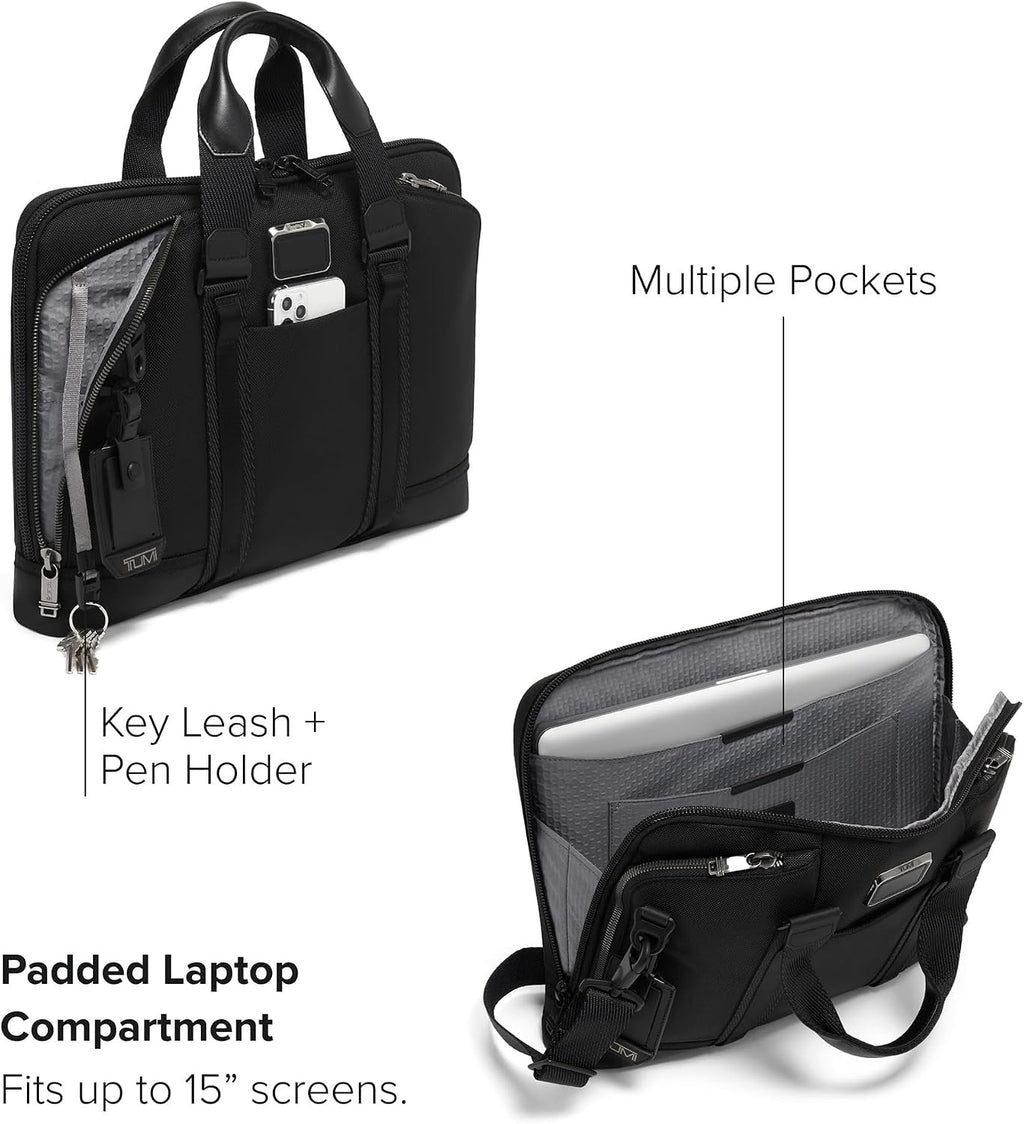 TUMI - Alpha Bravo Academy Brief - Compact Laptop Briefcase - Travel Laptop Bag - 11.8' X 15.5' X 2.0' - For 15' Laptop