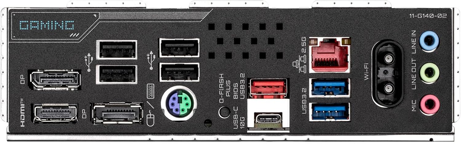 GIGABYTE B850M Gaming X WIFI6E AMD AM5 mATX Motherboard, Support AMD Ryzen 9000/8000/7000 Series, DDR5, 10+2+2 Power Phase, 2X M.2, PCIe 5.0, USB-C, WIFI6E, 2.5GbE LAN, EZ-Latch, 5-Year Warranty