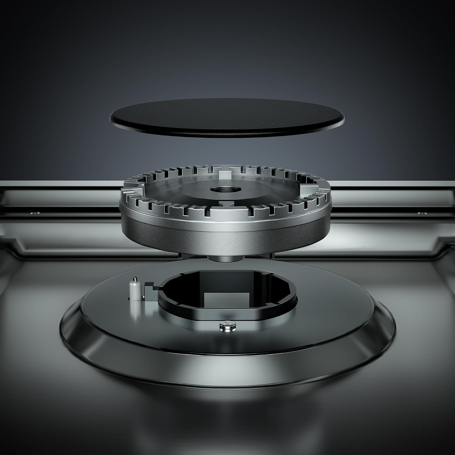 Empava 36 Inch Gas Cooktop,6 World-Class SABAF Burners Made in Italy,Stainless Steel Stove Top Bulit-in,Certified by CSA,for Homes, kitchens