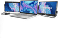 SideTrak Swivel 12.5' Portable Monitor for Laptop & Hub, Patented Swivel Hinge, Laptop Screen Extender | FHD Dual Screen w/Kickstand, USB-C & HDMI, Mac, PC, Chrome Compatible (3 Monitor Bundle w/Hub)