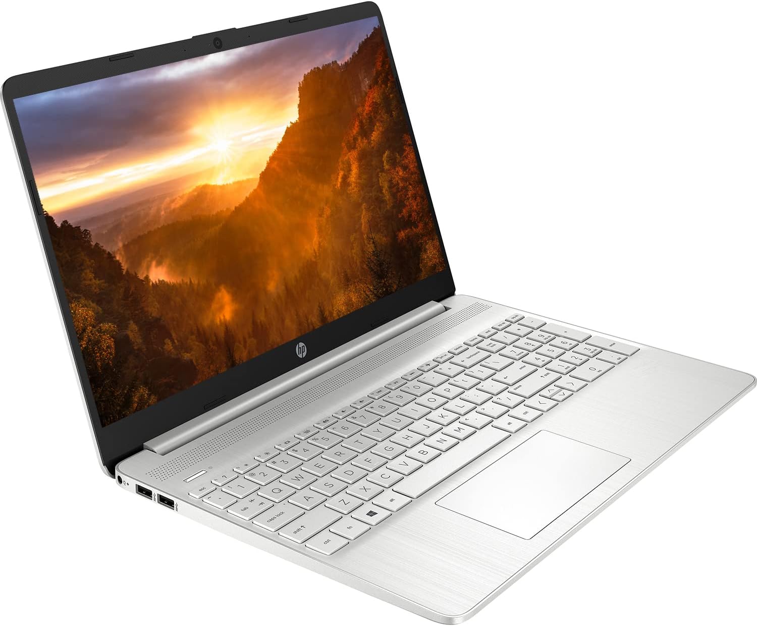 HP 15 Notebook Laptop, 15.6' Full HD Display, Intel Core i5-1135G7 Processor, 32GB DDR4 RAM, 1TB PCIe SSD, USB Type-C, Webcam, Wi-Fi, Windows 11 Home, Silver
