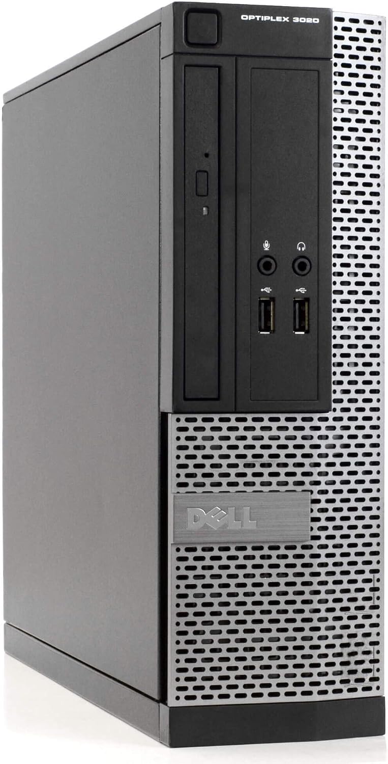 Dell Optiplex 3020 Small Desktop Computer (SFF) | Quad Core Intel i5 (3.20GHz) | 8GB DDR3 RAM | 500GB HDD Hard Disk Drive | Windows 11 Pro | 22in Monitor | RGB Mouse + Keyboard (Renewed)