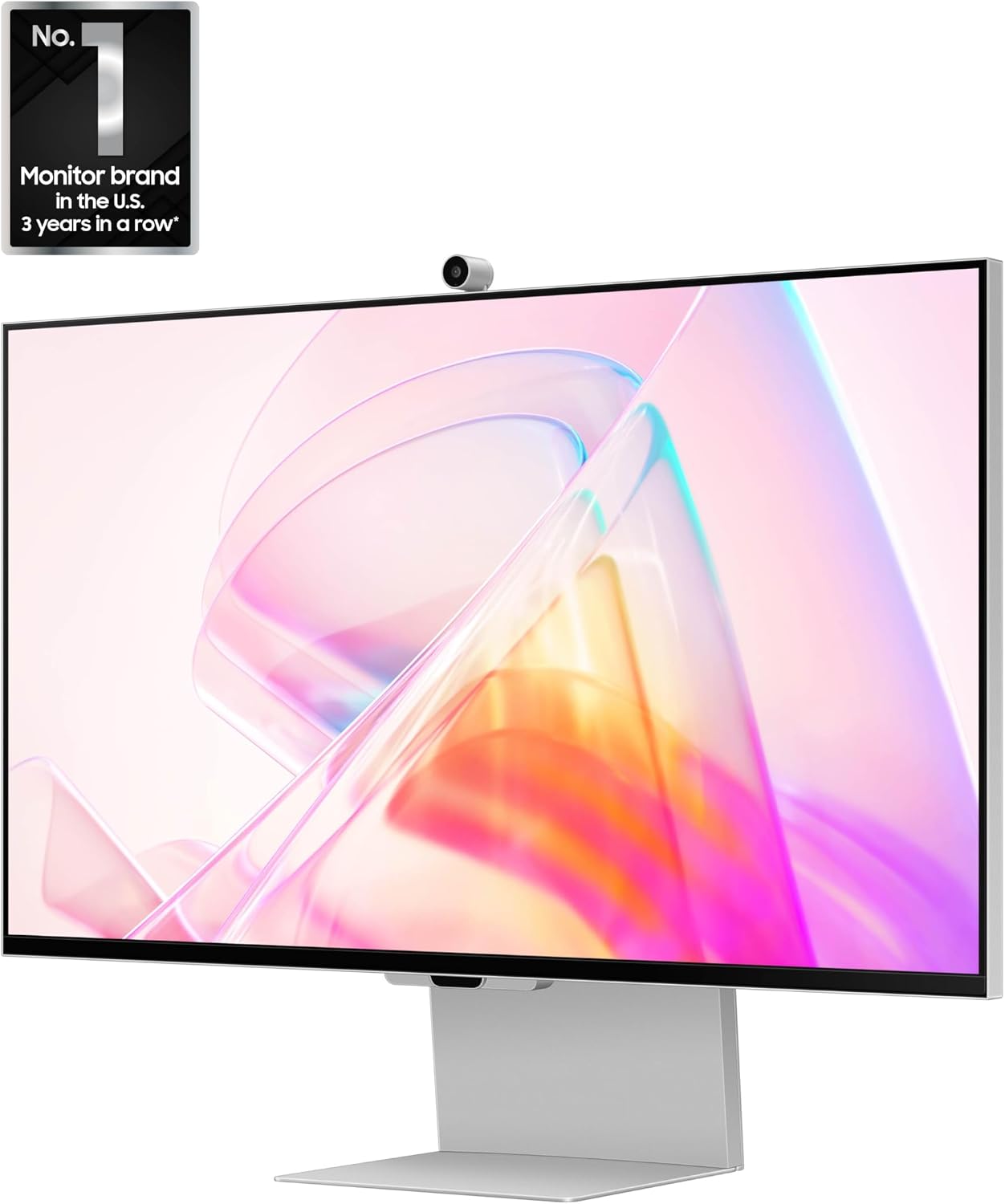 Samsung 27' ViewFinity S9 Series 5K Computer Monitor, Thunderbolt 4, DisplayPort, Matte Display, 4K Slimfit-Camera, Slim Metal Design, AirPlay, Smart-TV Apps, Gaming Hub, LS27C900PANXZA