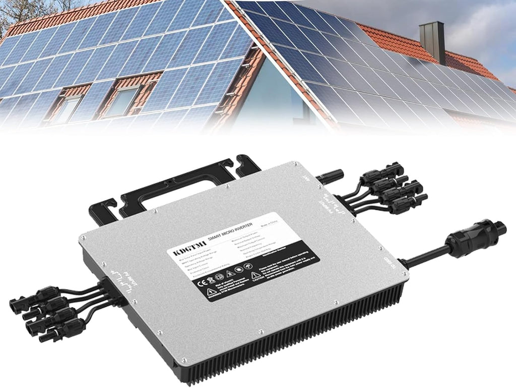 GTMI-2000W Micro Inverter, Solar Grid-Connected System, IP67 Waterproof, Automatic Identification, Balcony Power Generation, DC to AC