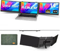 Triple Laptop Screen Extender - Ultra Thin 14' Monitor IPS FHD 1080P Portable Display for 13'-17' Laptops Compatible with Compatible with Windows Mac Chrome Surface Travel Work Setup