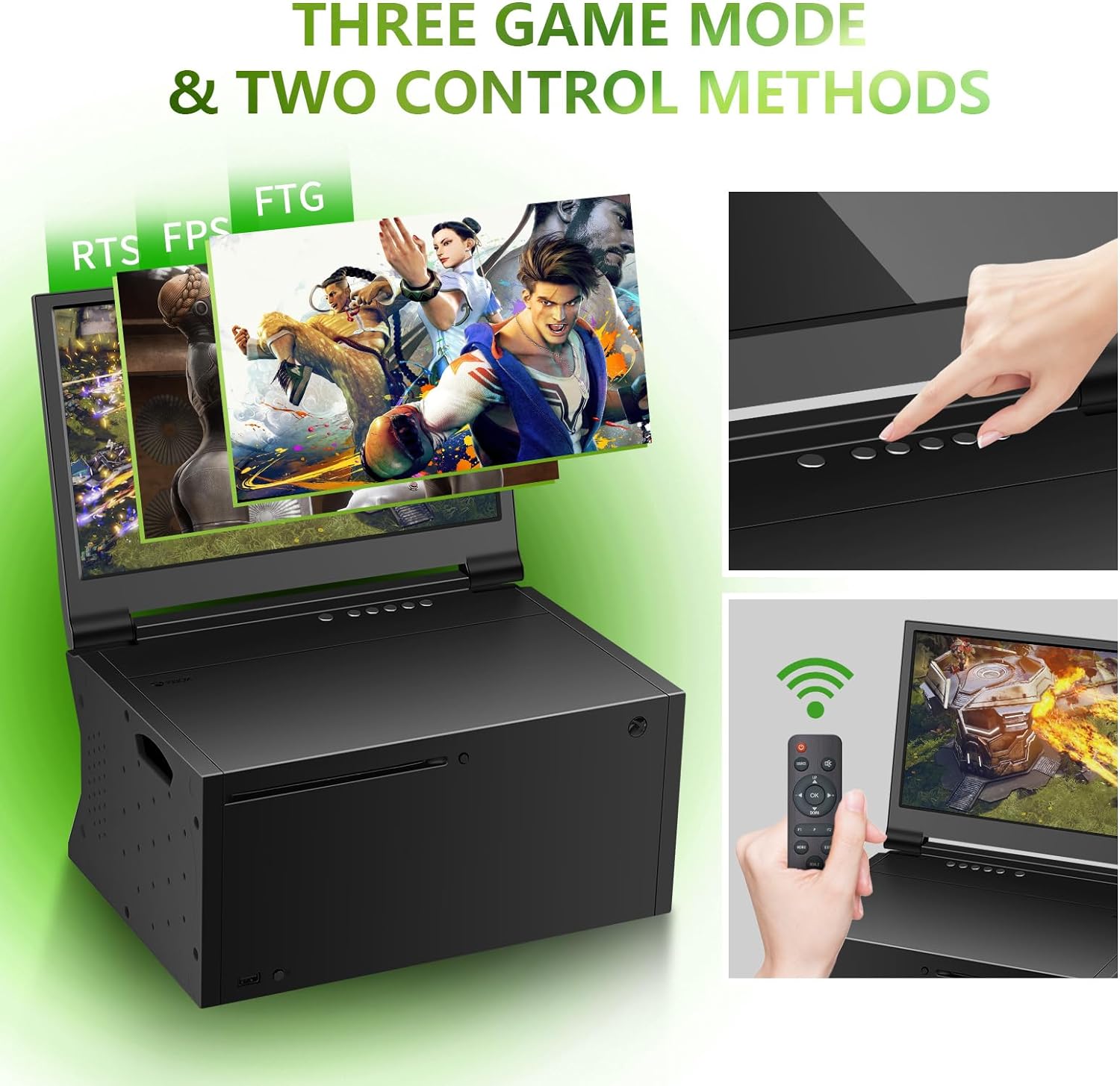 G-STORY 14'' Portable Monitor for Xbox Series X 4K Portable Gaming Monitor IPS Screen for Xbox Series X（not Included） with Two HDMI, HDR, Freesync Game Mode Travel (14'&4K for Xbox Series X)