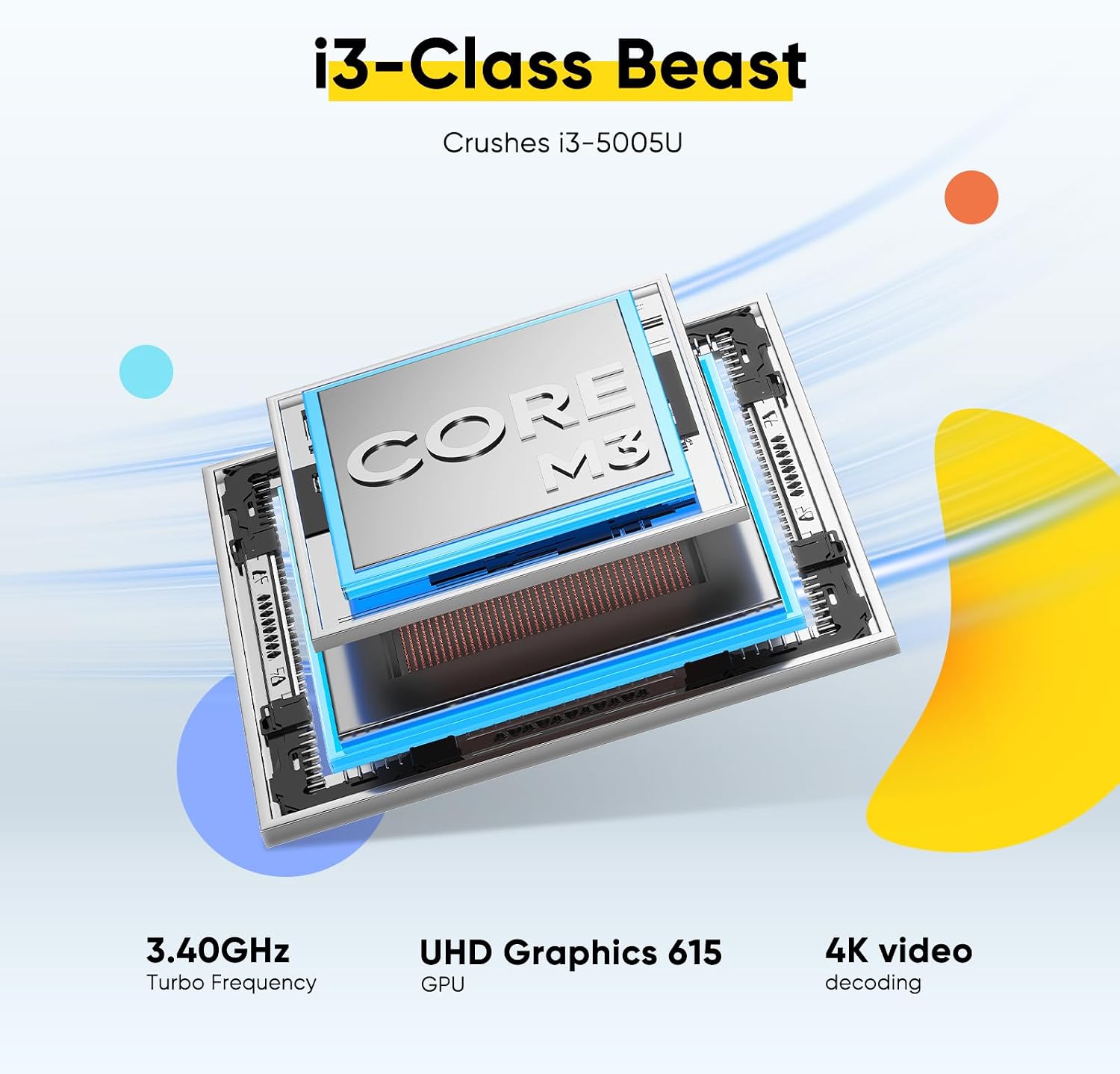 18.5' Laptop | 24GB RAM + 1TB SSD | 3.4GHz Core m3 | 48Wh Battery | 3xUSB | HDMI | RJ45 | Dual-Band Wi-Fi | BT 5.0 | Space Grey