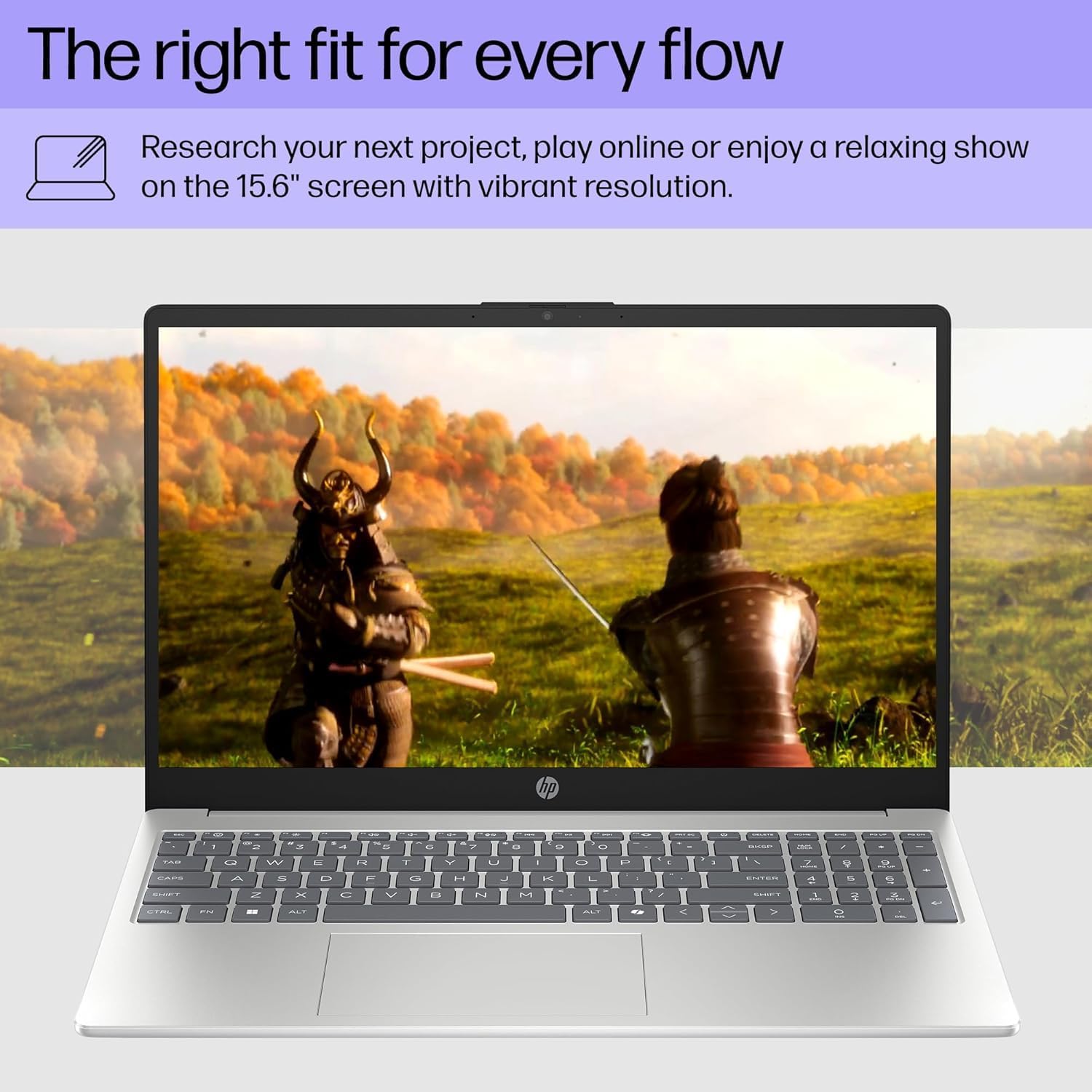 HP 15.6' Touchscreen Laptop, AMD Ryzen 3 7320U(Up to 4.1 GHz), 8 GB RAM LPDDR5, 512 GB SSD, AMD Radeon Graphics, HD Private Webcam, HDMI, Wi-Fi 6, Bluetooth, Anti-Glare, Windows 11 Pro, Silver